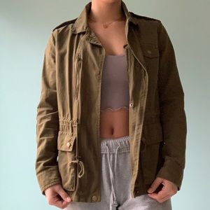 army green utility jacket
